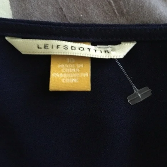 Anthropologie layered top chiffon Asymmetrical 10​ - Picture 7 of 8